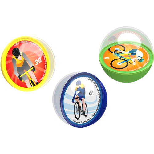 Cyclists Beach Plastic Marbles