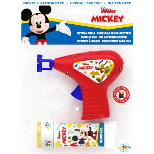 Mickey Bubble Gun  - Small (blister)