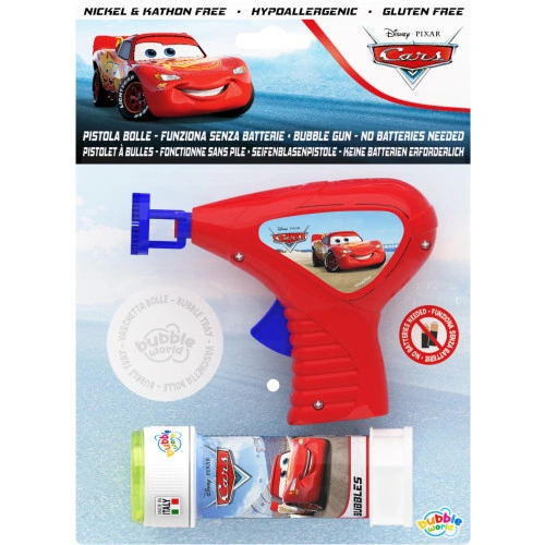 Cars Bubble Gun - Small (blister)
