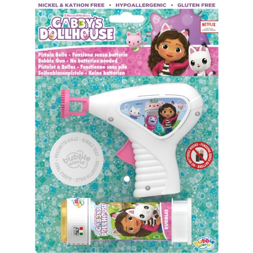 Gabby's Dollhouse Bubble Gun - Small (blister)