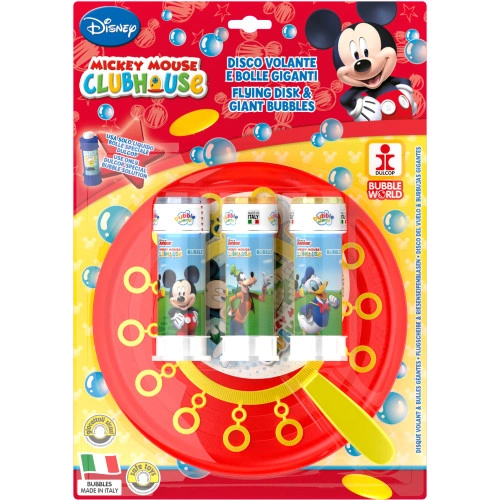 Mickey Flying Disc & Giant Bubbles
