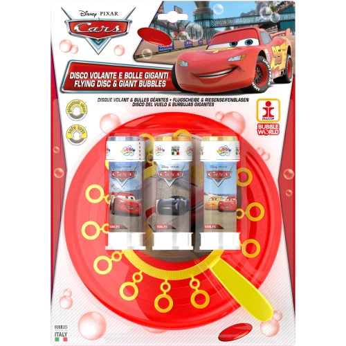 Cars Flying Disc & Giant Bubbles