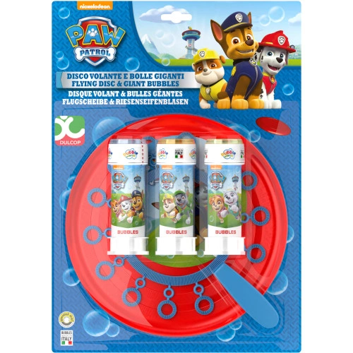Paw Patrol Flying Disc & Giant Bubbles